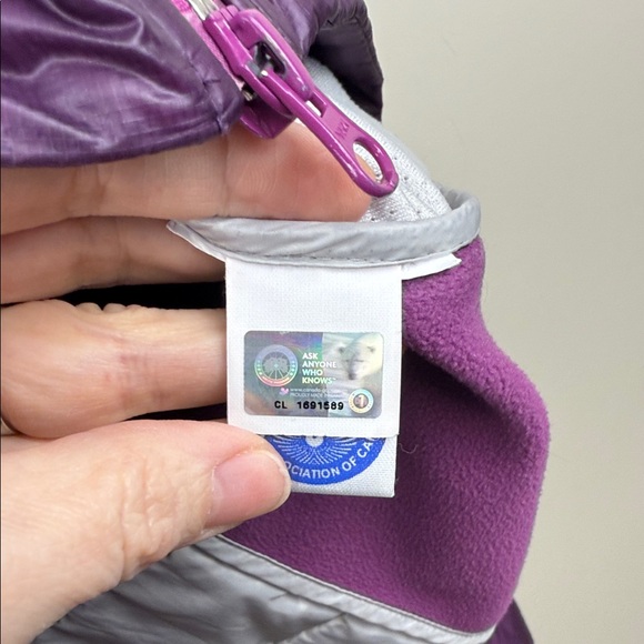 CANADA GOOSE 2011-2014 HyBridge Lite Hoody Women's Purple Hooded Jacket med - Picture 9 of 16